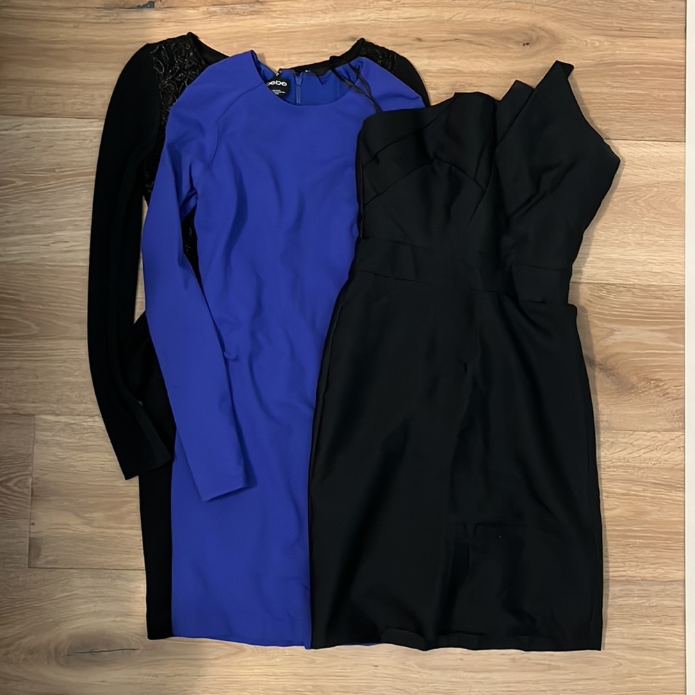 Bebe and Reiss dresses
